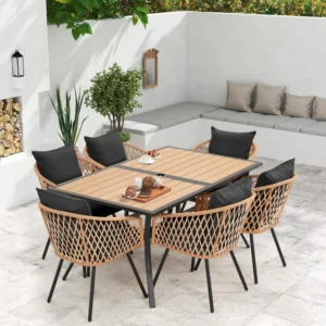 All-Weather Rattan Patio Dining Set