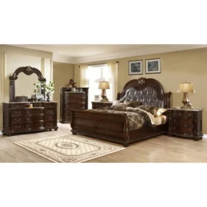Dark Walnut King Bedroom Set