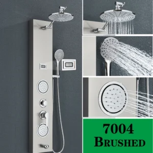 Shower Panel Rainfall Faucet Set