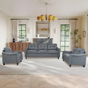 Modern 3-Piece Sofa Set