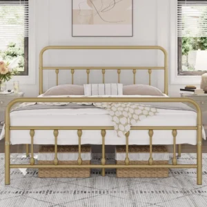 Victorian Style Iron-Art - Classic Platform Bed