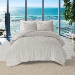 Bohemian Tufted Cotton Chenille Comforter Set