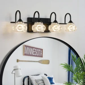 Modern Crystal Bathroom Vanity Light
