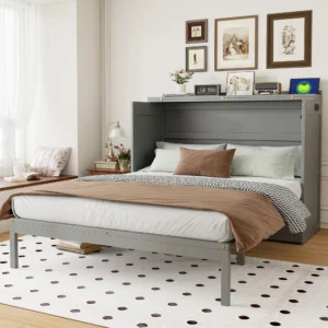Queen Size Murphy Bed with Drawer