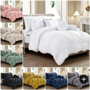 Luxury 24-Piece Satin Jacquard Comforter Set